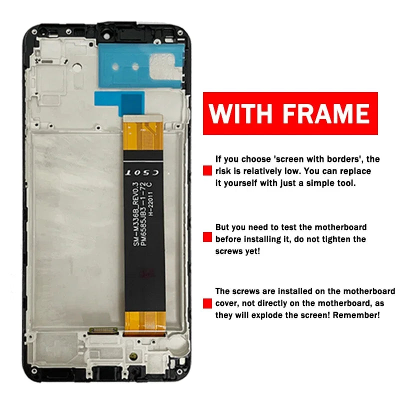 Pantalla A23 4G A235 para Samsung M33 M336B pantalla LCD montaje de digitalizador con pantalla táctil para Samsung M23 M236B pantalla LCD