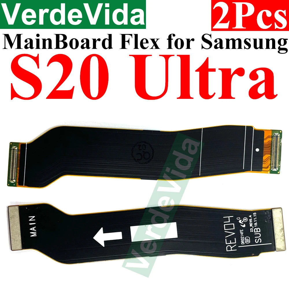 Cable Flex Conexión Placa Principal a Pantalla LCD para Samsung Galaxy S20-S24 Ultra/Plus (Varias Series, 2 Unidades)