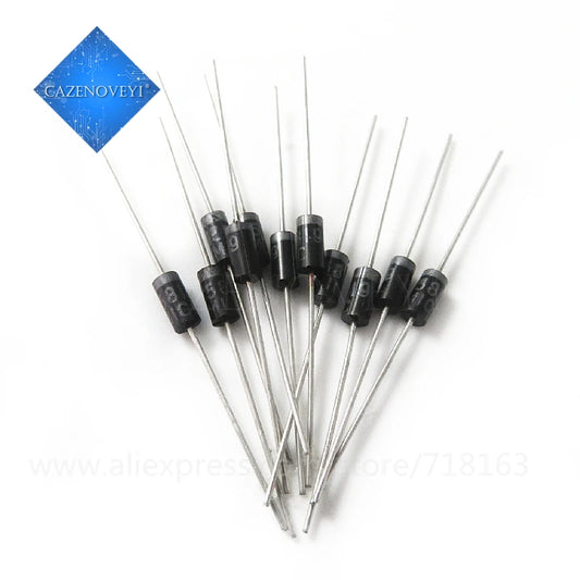Diodo THT DO-41 - Varios Tipos (1N5817/19, 1N400x, FRxxx, etc.) - Lote 50 Piezas
