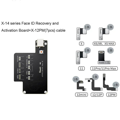 QIANLI Icopy Face ID Repair Instrument for iPhone X-14 PRO MAX Battery Testing Board LCD Vibrator Transfer EEPROM Programmer