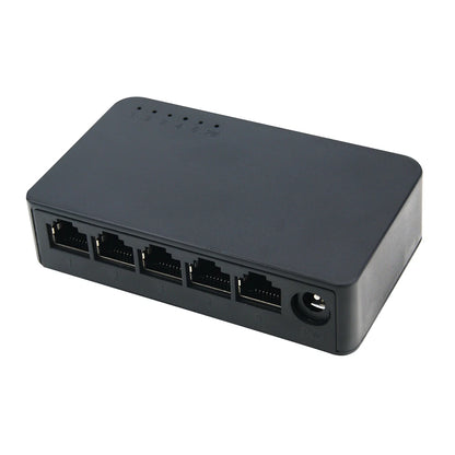 Mini Switch Red Ethernet 5 Puertos (100/1000 Mbps Gigabit) Switcher Inteligente Alto Rendimiento Hub RJ45 Internet