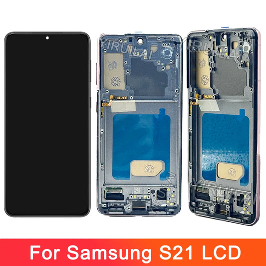 Pantalla LCD TFT de 6,12 pulgadas para Samsung Galaxy S21 5G G991 G991B G991W G991U, montaje de digitalizador con pantalla táctil, departamento de repuesto