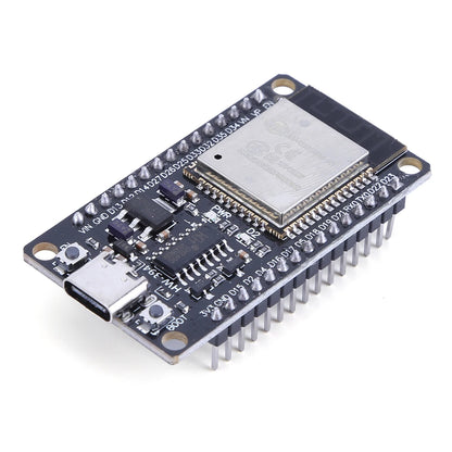 Placa Desarrollo ESP32 (30 Pines, ESP32-WROOM-32S/32D) Módulo Inalámbrico WiFi Bluetooth Doble Núcleo Bajo Consumo