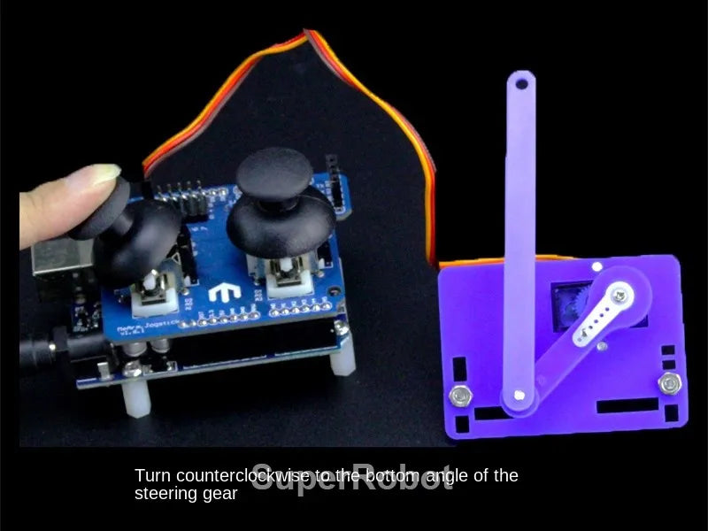 Kit Garra Brazo Robot Manipulador Mecánico Acrílico 4-DOF (Desarmado, para SG90/MG90S) Arduino STEAM