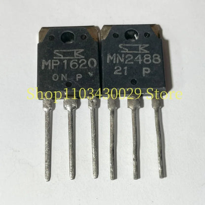 5 Pares (10 Pcs) Transistores Darlington MP1620 (PNP) / MN2488 (NPN) TO-3P 160V 10A