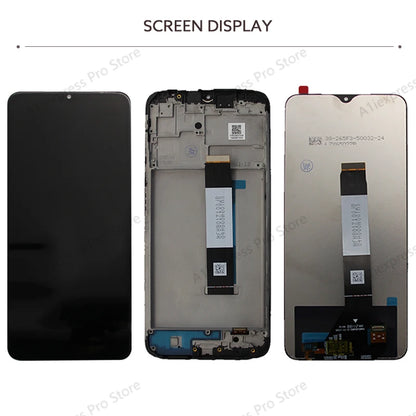 6.53" LCD Display For Xiaomi Poco M3 Redmi 9T LCD Touch Screen Digitizer Assembly With Frame M2010J19CG Replacement Repair Parts