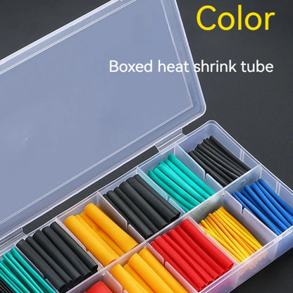 Kit Tubo Termoretráctil Aislante 2:1 (280 Piezas) Manga Protectora Cable en Caja