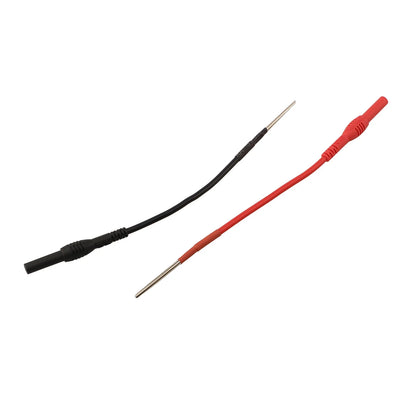 Adaptador Cable Flexible (x2) Banana Hembra 4mm - Sonda Trasera Silicona para Multímetro