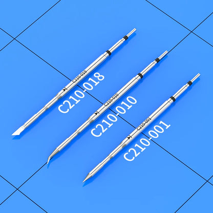 C210 Soldering Tips Compatible with JBC T210 Handle for CD-2SD/2SHE Station Welding Nozzle C210-001 C210-007 C210-008 C210-018