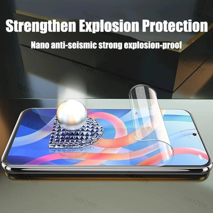 Film Hidrogel Protector Pantalla Frontal para Xiaomi Redmi 12 4G/5G / Note 12/12S/12T/12R/12 Pro Plus (Pack 5 Unidades)