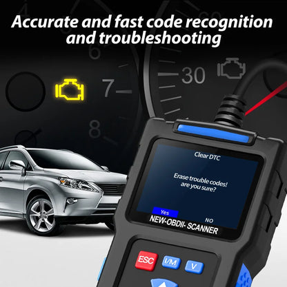 Scanner Automotriz OBD2 T200 - Lector Códigos Motor, Herramienta Diagnóstico Vehículo (Envío US Warehouse)