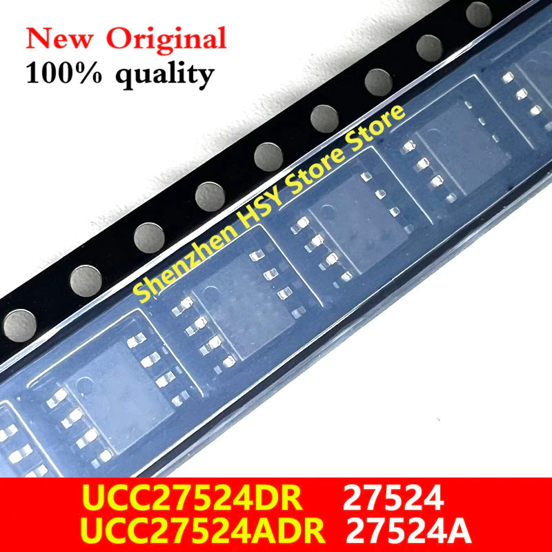 Lote 5/10 Pcs Chip Gate Driver UCC27524ADR (27524A / UCC27524) SOP-8