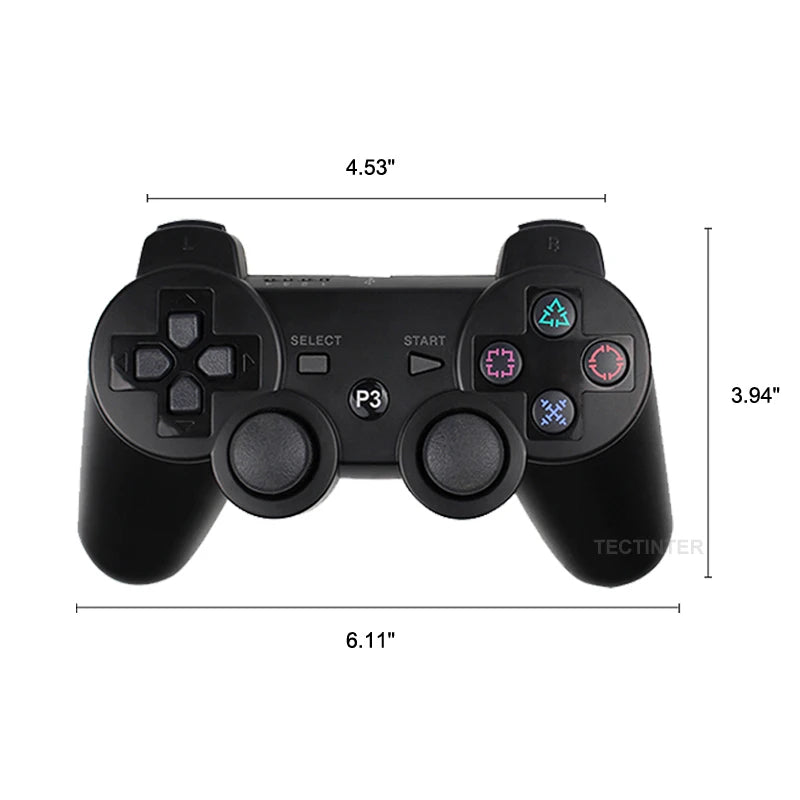 Control Inalámbrico Bluetooth para Consola Sony PS3 / PC (Joystick Gamepad)
