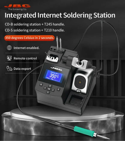 Original JBC CD-2SHQF Welding Platform Precision Integral Soldering Stations With T210-A Handle Pencil