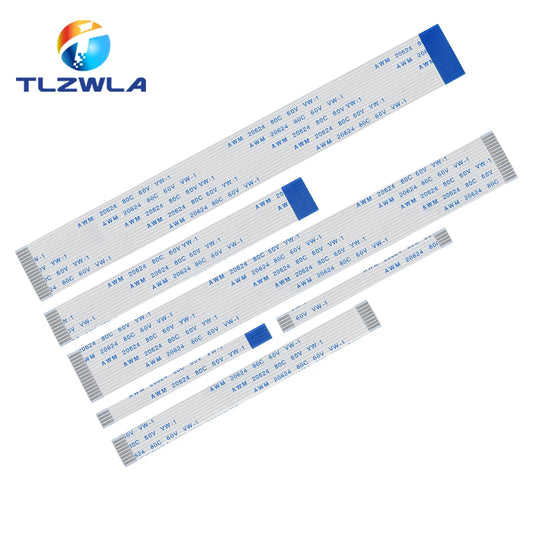 10PCS FPC FFC Ribbon Flexible Flat Cable 4/6/8 Pin Pitch 0.5MM 1.0MM A-Type Wire Length 6/10/15/20/25/30/40 CM