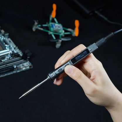 Original TS101 Soldering Iron Electric 65W Temperature Adjustable Programming TS100 Soldering Iron New Upgrade