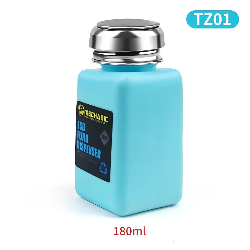 MECHANIC TZ01 TP01 Anti-static Alcohol Bottle for Motherboard Cleaning Industrial Stainless Steel Solution Dispenser