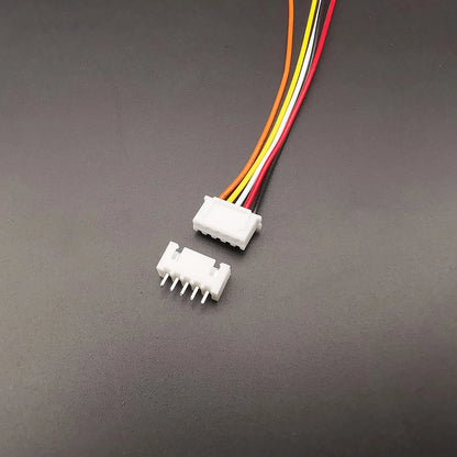 Set Conectores JST XH 2.54mm (2-8 Pines) Macho/Hembra con Cable 10/20cm 26AWG (5 Sets)