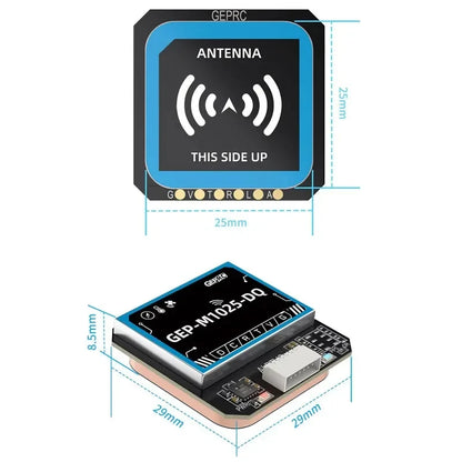 Módulo GPS GEPRC Serie GEP-M1025 (M1025/Q/DQ/MQ/I/DI/MI) para Drones