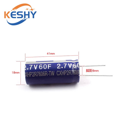 Supercapacitores Farad 2.7V - Varios Valores (0.5F a 60F)
