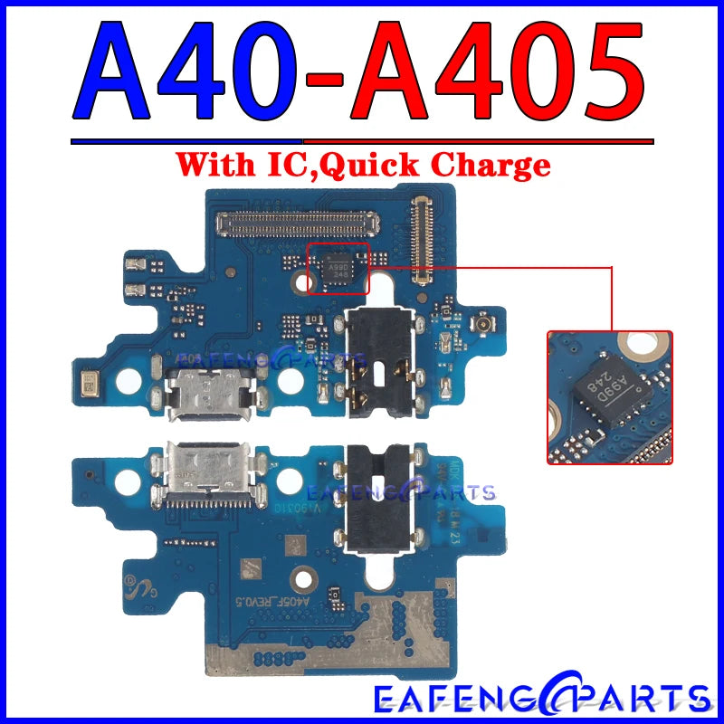 Placa Módulo Puerto Carga USB Dock para Samsung Galaxy A10E/A20E/A30-A70/A10S-A70S