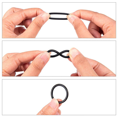 Set Surtido O-Rings Goma Nitrilo 32 Tamaños Universales (Junta Sello) para Plomería/Automotriz/Grifo Reparación (225/419 Piezas)
