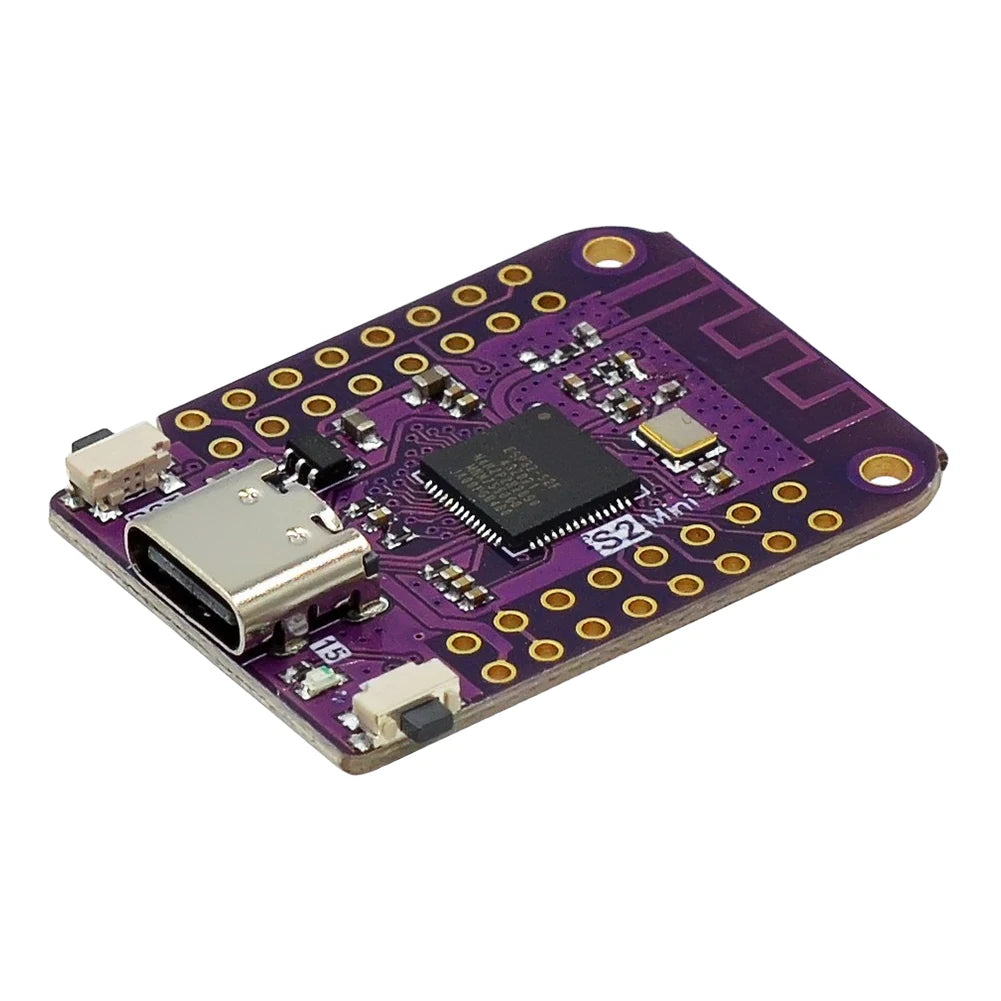 Placa WiFi IoT ESP32 S2 Mini (ESP32-S2FN4R2, 4MB Flash, Tipo C) compatible Arduino/MicroPython (1/2 Unidades)