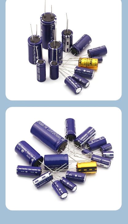 Supercapacitores Farad 2.7V - Varios Valores (0.5F a 60F)