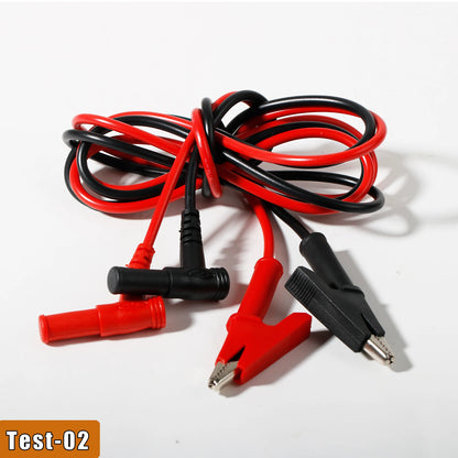 Puntas Prueba Multímetro Universales - Cable Banana Plug a Pinzas Cocodrilo
