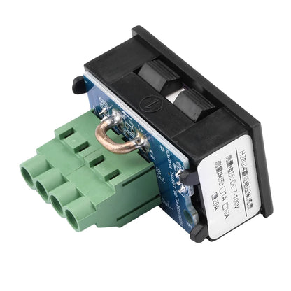 Voltímetro Amperímetro Digital DC (7-100V, 20A/50A Shunt Integrado) - Panel Display LED Dual 0.28"