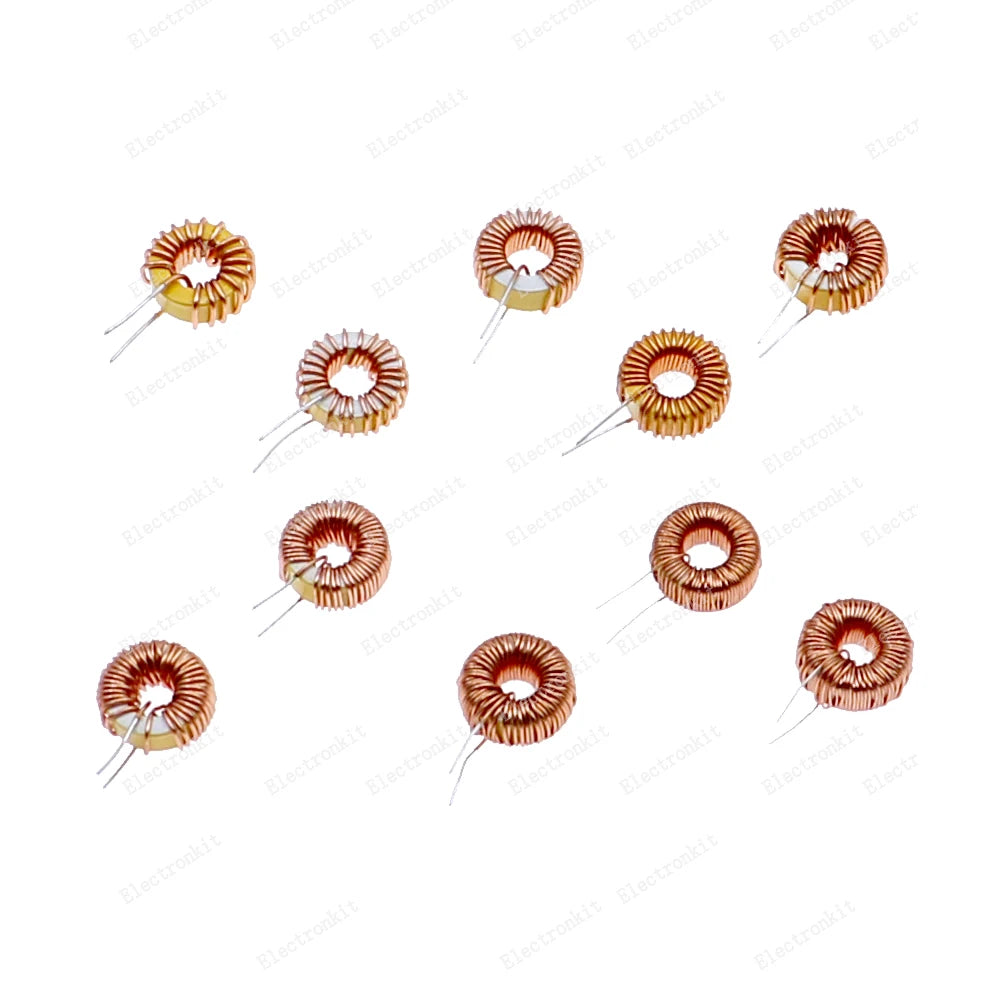 Kit Surtido Inductores Núcleo Toroide Bobinados (10uH a 470uH)