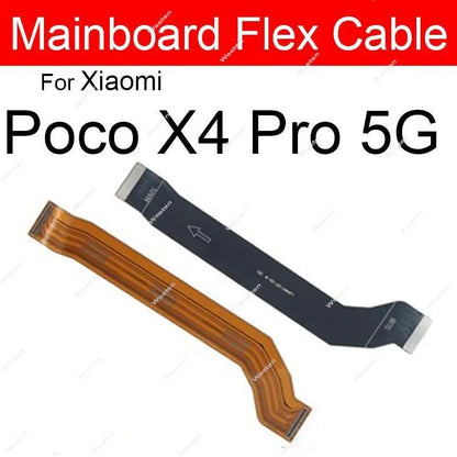 For Xiaomi Poco X4 Pro 5G Poco X4 F4 GT M4 Pro 4G 5G M5s X5 Pro Motherboard LCD Display Connector Flex Cable Replacement Parts