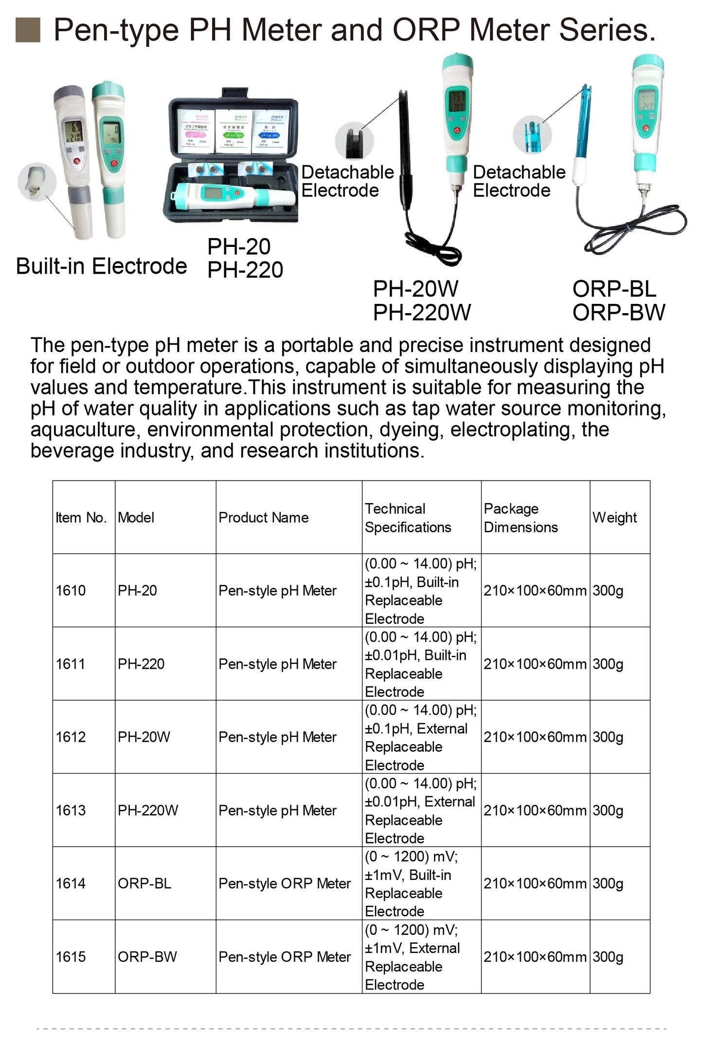 Medidor de pH de Sobremesa PHS-3C para Laboratorio - Tester Digital Calidad Agua Alta Precisión