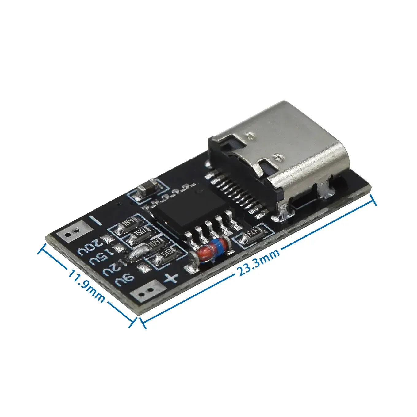 Placa Decoy Trigger USB-C PD/QC/AFC Boost Module PD3.0/2.0/PPS/QC4/FCP/AFC Detector Carga Rápida