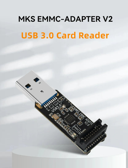 Lector Tarjetas USB 3.0 KUFAN MKS EMMC-ADAPTER V2 para Módulo MKS EMMC / MicroSD / TF