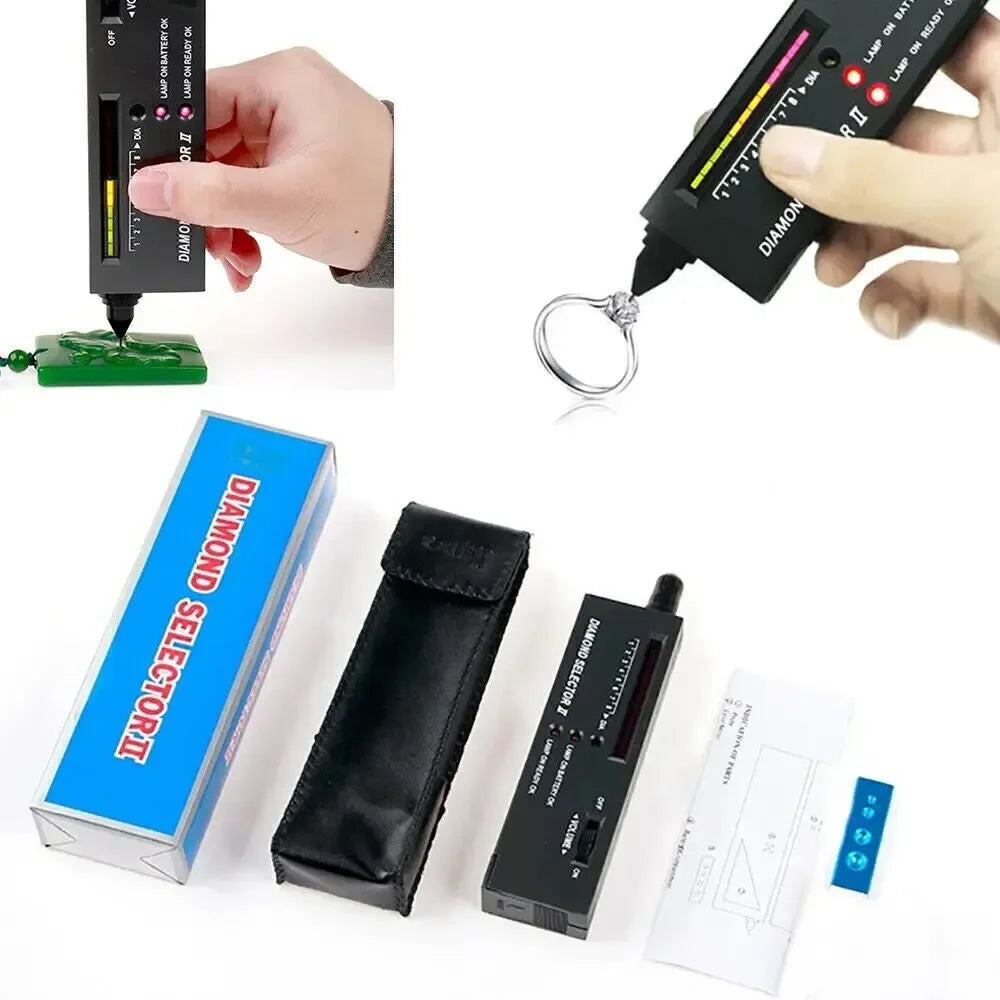 2025 New Diamond Tester Pen Professional High Accuracy Jewelry Diamond Selector Kit With LCD Screen For Gemstone Detection