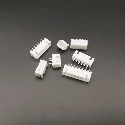 Set Conectores JST XH 2.54mm (2-8 Pines) Macho/Hembra con Cable 10/20cm 26AWG (5 Sets)
