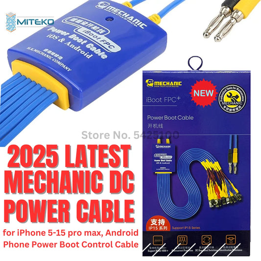 Mechanic iBoot FPC Power Supply Test Cable, Mobile Phone Boot Device, iPhone, Samsung, Huawei, OPPO, Xiaomi, Repair Control Line