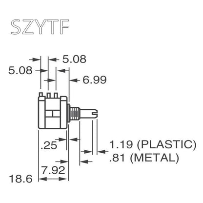3590s-2-103 1K 2K 5K 10k 20K 50K 100K 100R 200R 500R  precision multi- turn potentiometer quality adjustable resistor