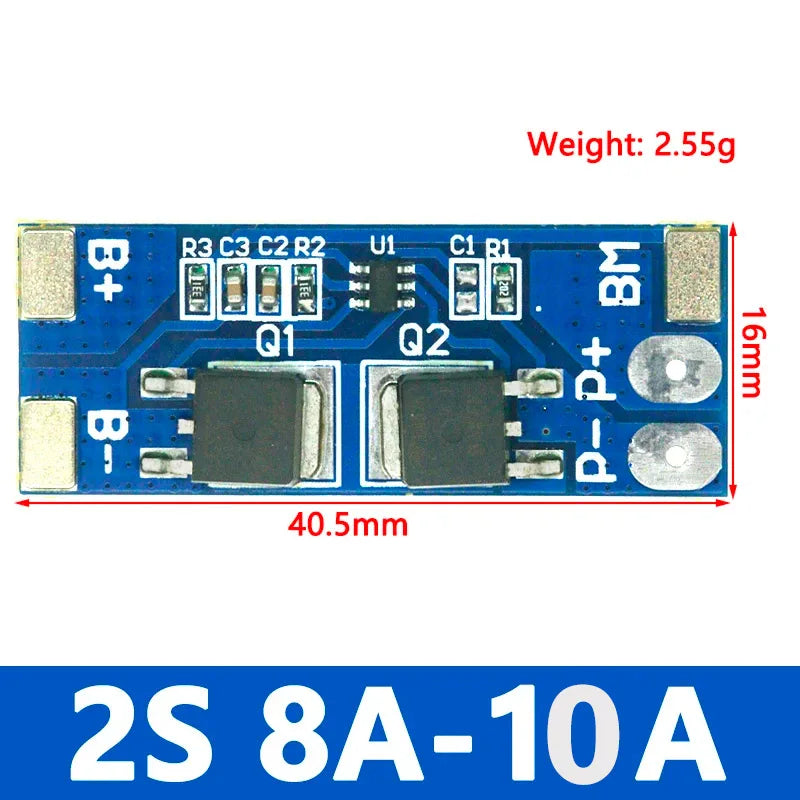 2S 3A 4A 5A 8A 10A 13A 20A 7.4V 8.4V Li-ion 18650 Lithium battery protection board / BMS board Standard / Balance