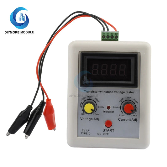 Tester Digital Transistores - Medidor Resistencia, Capacitancia, MOS, Diodo, Triodo