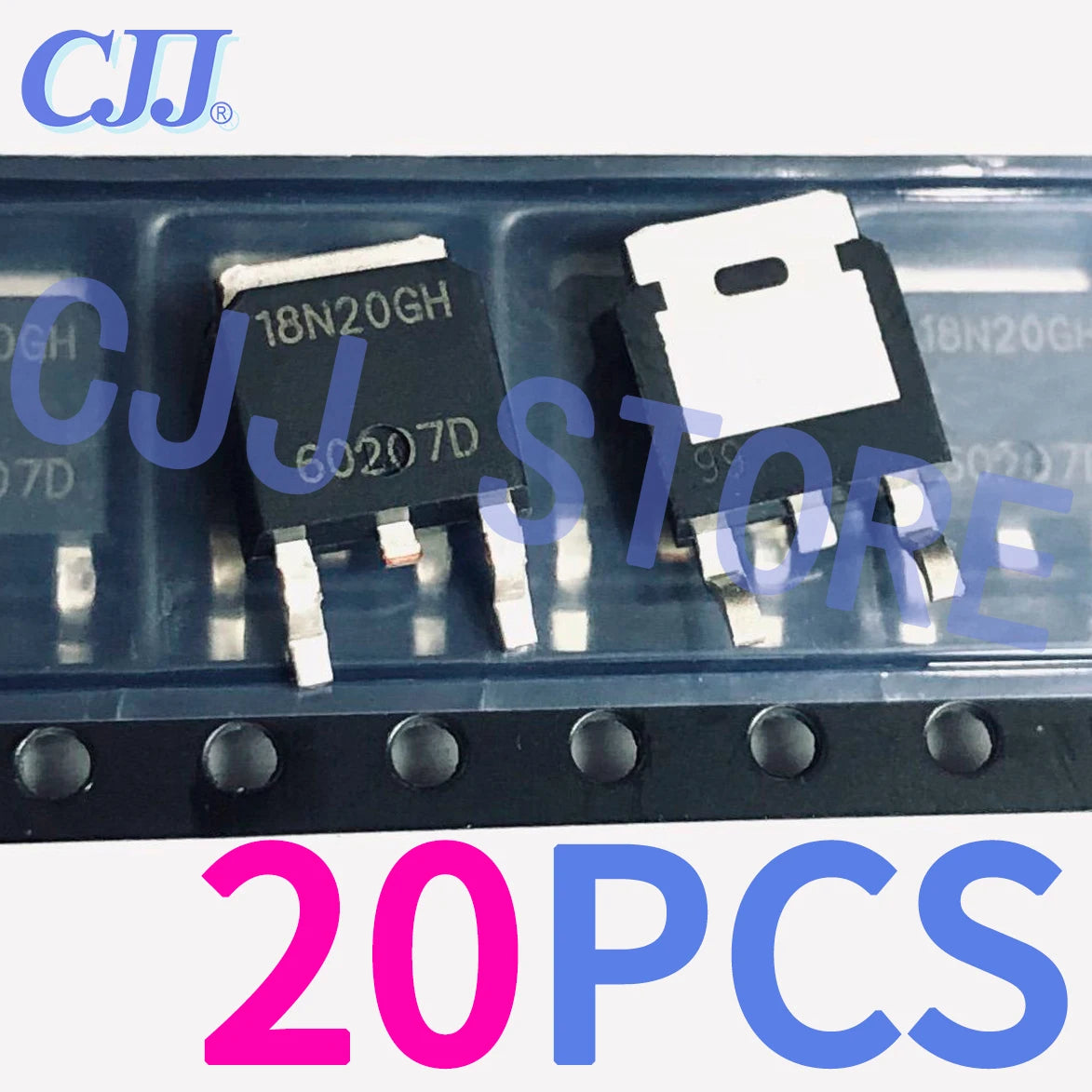 MOSFET N-Channel AP18N20GH (Marcado 18N20GH) SMD TO-252 - Lote 1-500 Piezas