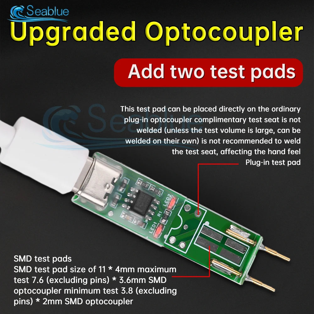 Tester Online Optoacopladores (4 Pines) - Herramienta Reparación Electrónica (Interfaz Tipo-C/MicroUSB)