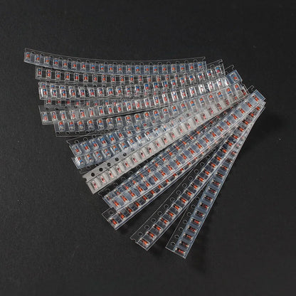 Kit Surtido Diodos Zener SMD LL34 (0.5W/1/2W, 3V-39V) 1N4148 (300 Unidades)