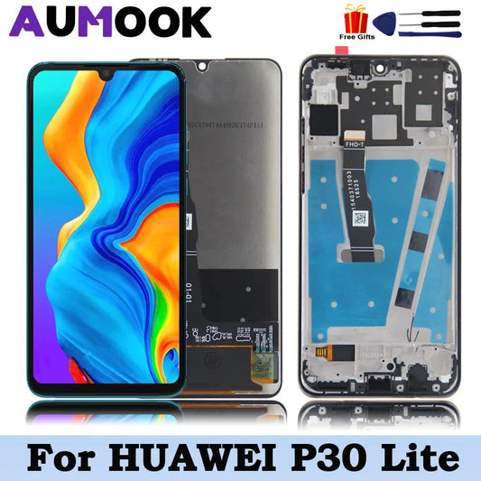 OEM LCD For HUAWEI P30 Lite Display LCD Screen Digitizer Assembly Replace For HUAWEI P30 Lite Nova 4e MAR-LX1A LX2 LX3A Screen