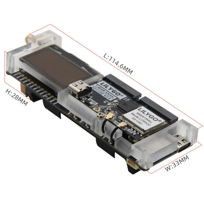 Placa Desarrollo LILYGO SoftRF T-Beam SUPREME ESP32-S3 LoRa (SX1262 868/915MHz) con GPS U-blox L76K, WiFi, Bluetooth, OLED 1.3"