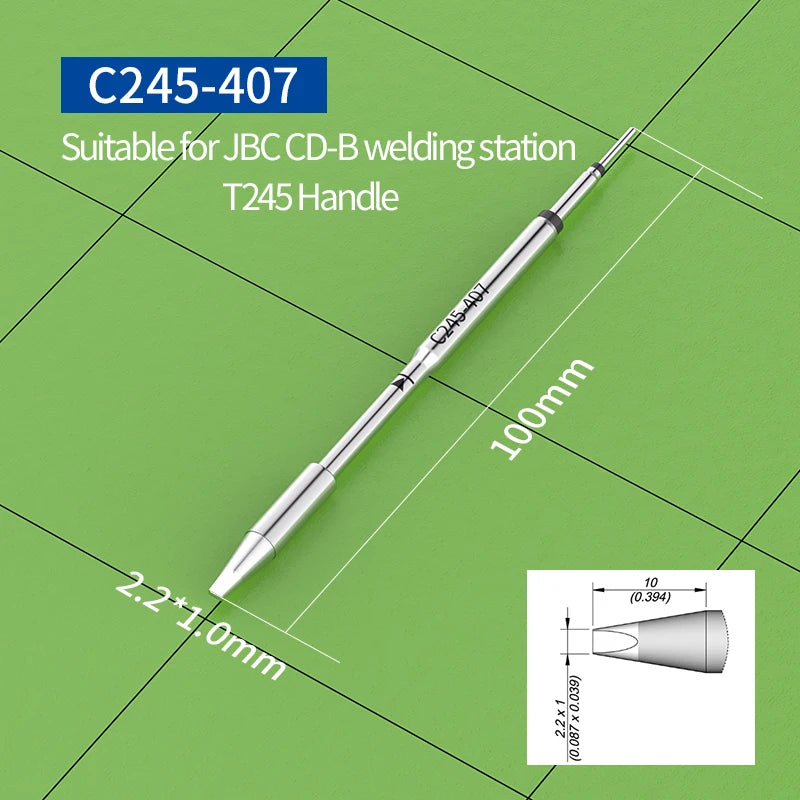 for JBC Soldering station soldering iron tip C245-944 C245-966 C245-407 C245-741 C245-755 756 compatibility JBC T245 Handles