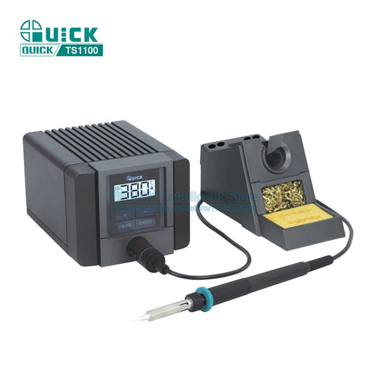 Soldering Stations QUICK TS1100 Welding Station Digital Display Lead-free 90W Intelligent Anti-static Electric Soldering Irons