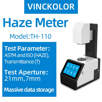 Medidor de Turbidez (Haze Meter) CHNSPEC TH-110 (ASTM/ISO) - Alta Precisión para Vidrio/Plástico/Film