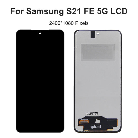 S21 FE 5G para Samsung probado S21FE 5G G990B G990U G990W pantalla LCD reemplazo del ensamblaje del digitalizador de pantalla táctil